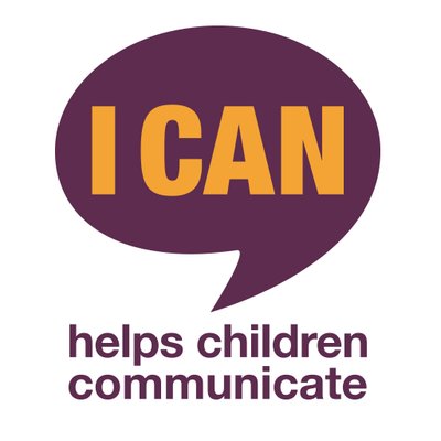 ICAN website with resources and guidance for children's communication skills